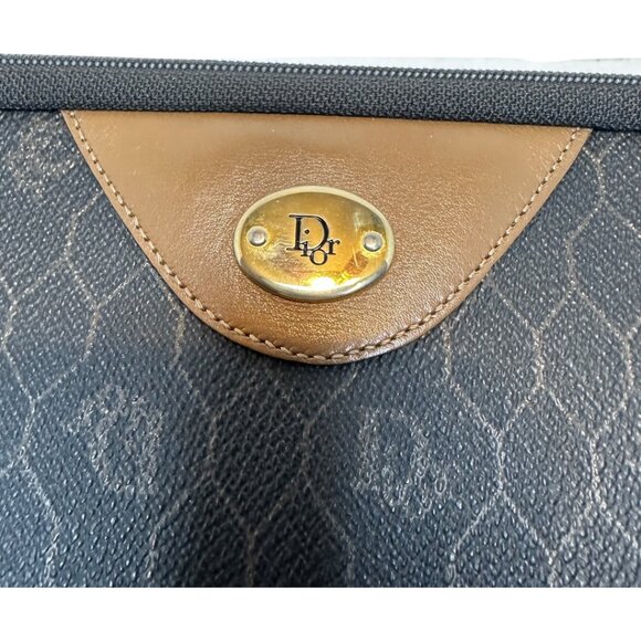 Dior Honeycomb Cosmetic Case/ Cluch brown - Picture 2 of 8